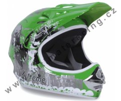 Dětská helma X-treme zelená L